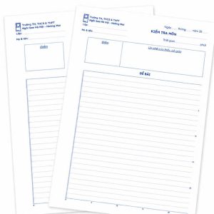 Giấy kiểm tra Hải Tiến